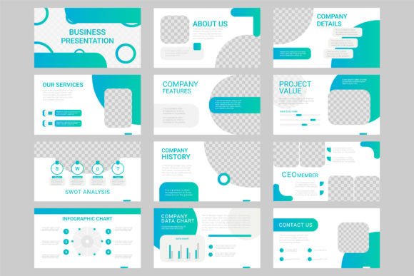 Download Green Abstract Presentation Templates. - Presentation templates Collection