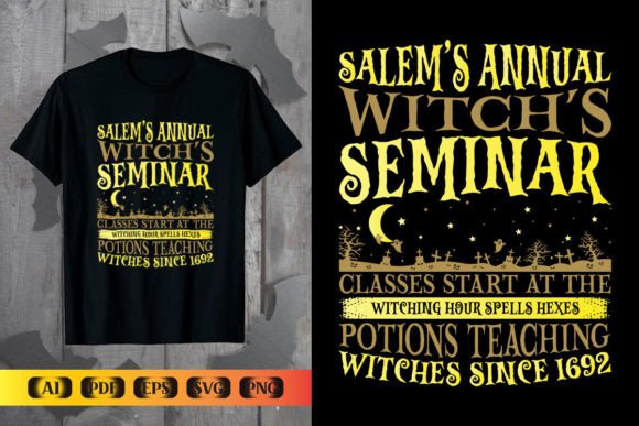 Download Salem's Annual Witch's Seminar T-Shirt - Seminar Collection