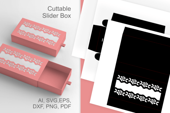 Download Small Roses Bands Slive/Drawer Favor Box - Band Collection