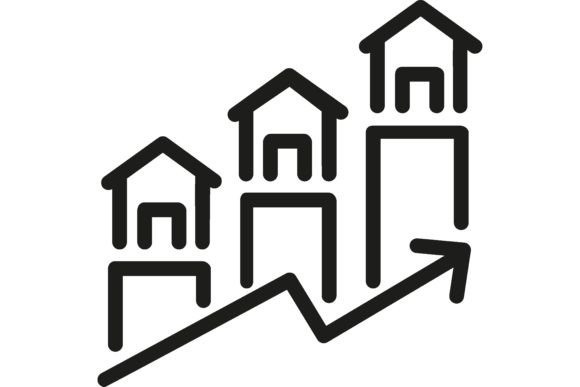 Download Icon of Real Estate Forecast. Mortgage, - Real Collection