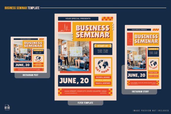 Download Retro Business Seminar Template - Seminar Collection