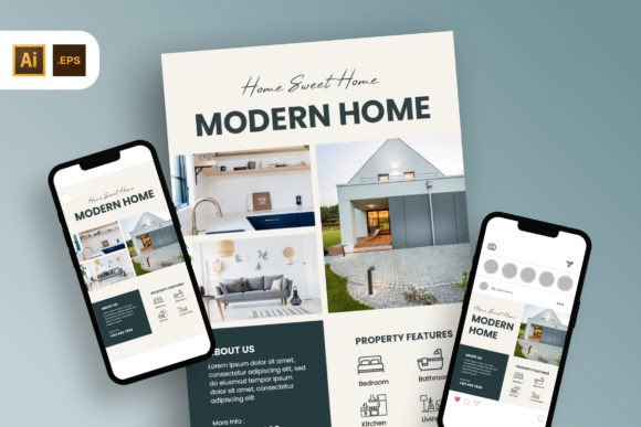 Download Modern Home Real Estate Marketing Flyer - Real Collection
